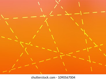 Light Orange vector abstract doodle template. Brand-new colored illustration in blurry style with doodles. Brand-new design for your business.