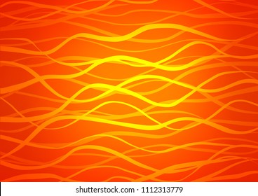 Light Orange vector abstract doodle texture. Ethnic elegant natural pattern with gradient. Hand painted design for web, leaflet, textile.