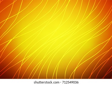 Light Orange vector abstract doodle template. Creative illustration in blurred style with doodles. The textured pattern can be used for website.