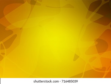 Light Orange vector abstract doodle pattern. Brand-new colored illustration in blurry style with doodles drawn by child. A new texture for your design.