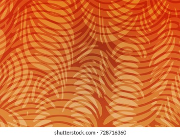 Light Orange vector abstract doodle template. Modern geometrical abstract illustration with doodles. The textured pattern can be used for website.