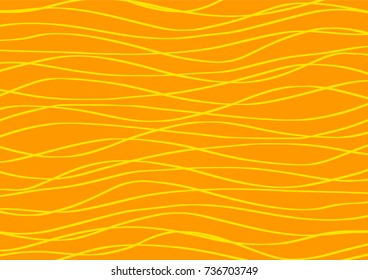 Light Orange vector abstract doodle texture. Blurred decorative design in Indian style with lines. A completely new template for your business design.