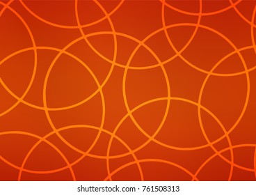 Light Orange vector abstract doodle background. Creative illustration in blurred style with doodles and Zen tangles. A completely new design for your business.