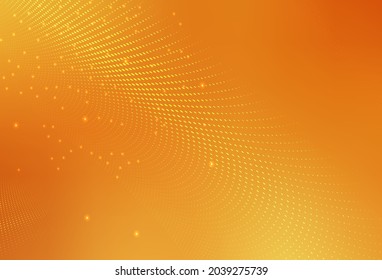 Light Orange vector Abstract illustration with colored bubbles in nature style. Modern abstract illustration with colorful water drops. Modern design for a business card.