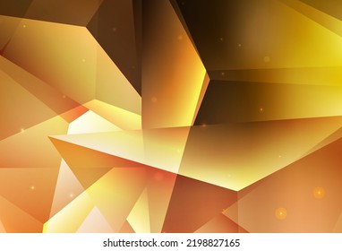 Light Orange vector Abstract illustration with colored bubbles in nature style. Blurred bubbles on abstract background with colorful gradient. Simple design for your web site.
