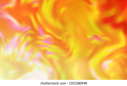 Light Orange vector abstract layout. An elegant bright illustration with gradient. Background for a cell phone.