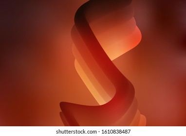 Light Orange vector abstract layout. Creative illustration in halftone style with gradient. Background for a cell phone.