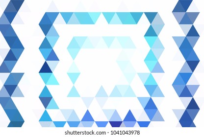 Light Orange vector abstract mosaic background. Shining illustration, which consist of triangles. The template can be used as a background for cell phones.