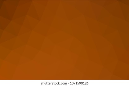 Light Orange vector abstract mosaic backdrop. Modern geometrical abstract illustration with gradient. A completely new template for your business design.