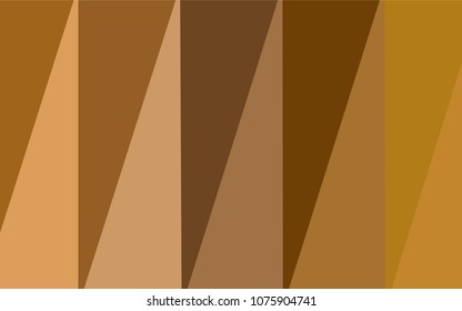Light Orange vector abstract mosaic backdrop. Shining polygonal illustration, which consist of triangles. A new texture for your design.