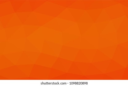 Light Orange vector abstract mosaic pattern. A completely new color illustration in a vague style. The elegant pattern can be used as part of a brand book.
