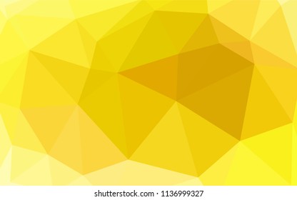 Light Orange vector abstract mosaic backdrop. Colorful illustration in polygonal style with gradient. Pattern for a brand book's backdrop.