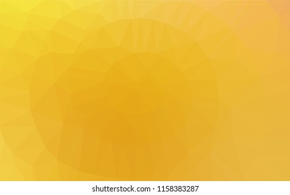Light Orange vector abstract mosaic backdrop. A vague abstract illustration with gradient. The elegant pattern can be used as part of a brand book.