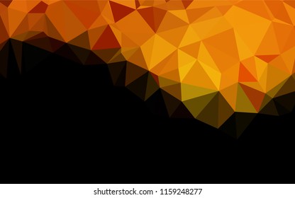 Light Orange vector abstract mosaic backdrop. Colorful illustration in abstract style with gradient. Brand new design for your business.
