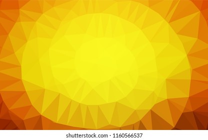 Light Orange vector abstract mosaic backdrop. A completely new color illustration in a vague style. Brand new style for your business design.