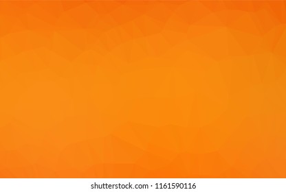 Light Orange vector abstract mosaic pattern. A vague abstract illustration with gradient. The completely new template can be used for your brand book.