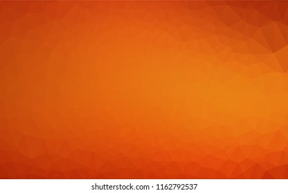 Light Orange vector abstract mosaic pattern. Shining colored illustration in a Brand new style. Brand new style for your business design.