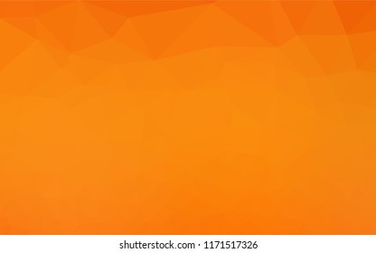 Light Orange vector abstract mosaic pattern. Modern geometrical abstract illustration with gradient. Brand new style for your business design.