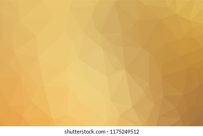 Light Orange vector abstract mosaic backdrop. Colorful illustration in abstract style with gradient. Brand new style for your business design.