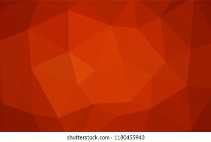 Light Orange vector abstract mosaic backdrop. Modern abstract illustration with triangles. Template for cell phone's backgrounds.