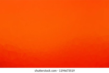 Light Orange vector abstract mosaic pattern. A completely new color illustration in a vague style. The textured pattern can be used for background.
