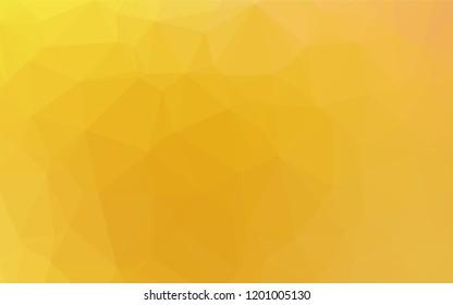 Light Orange vector abstract mosaic pattern. Modern geometrical abstract illustration with gradient. The completely new template can be used for your brand book.