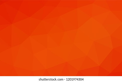 Light Orange vector abstract mosaic pattern. Shining colored illustration in a Brand new style. Brand new design for your business.