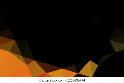 Light Orange vector abstract mosaic backdrop. Colorful illustration in abstract style with gradient. A completely new design for your business.