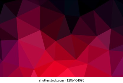 Light Orange vector abstract mosaic backdrop. A completely new color illustration in a polygonal style. New template for your brand book.