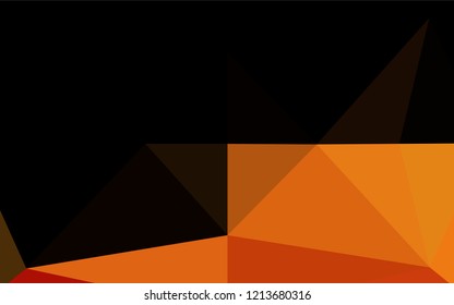 Light Orange vector abstract mosaic background. Colorful abstract illustration with gradient. A new texture for your design.