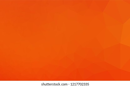 Light Orange vector abstract mosaic background. Colorful abstract illustration with gradient. The elegant pattern can be used as part of a brand book.