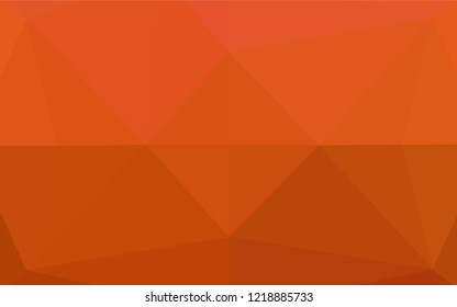 Light Orange vector abstract mosaic backdrop. A vague abstract illustration with gradient. Brand new design for your business.