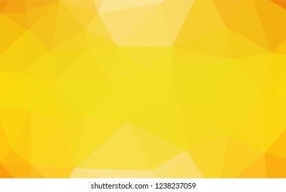 Light Orange vector abstract mosaic pattern. Brand new colored illustration in blurry style with gradient. The polygonal design can be used for your web site.