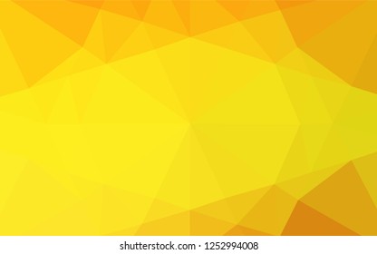 Light Orange vector abstract mosaic pattern. Shining illustration, which consist of triangles. The textured pattern can be used for background. Light Orange vector abstract mosaic pattern. Shining illustration, which consist of triangles. The textured pattern can be used for background.
