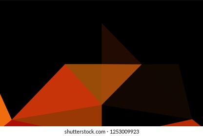 Light Orange vector abstract mosaic background. Shining colored illustration in a Brand new style. The completely new template can be used for your brand book.
