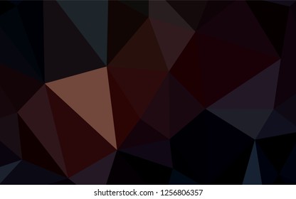 Light Orange vector abstract mosaic pattern. Colorful illustration in polygonal style with gradient. Pattern for a brand book's backdrop.