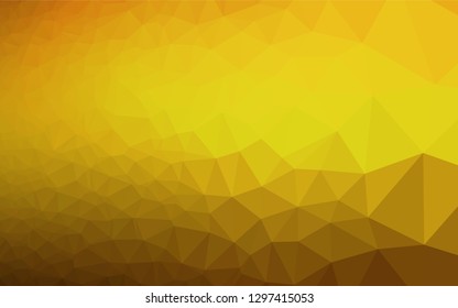 Light Orange vector abstract mosaic backdrop. Colorful abstract illustration with gradient. The template can be used as a background for cell phones.