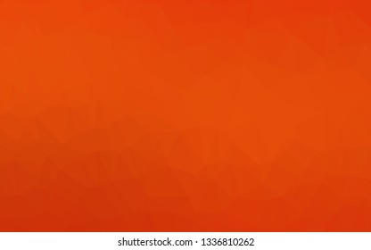 Hell Orange Vektorillustration abstrakter Mosaikhintergrund. Farbige Illustration im Stil Origami mit Farbverlauf. Polygonal Design für Ihre Website.