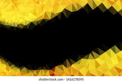 Light Orange vector abstract mosaic backdrop. A vague abstract illustration with gradient. New texture for your design.