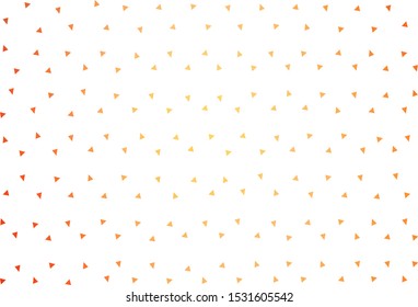 Light Orange vector  abstract mosaic pattern. A sample with polygonal shapes. Completely new template for your banner.