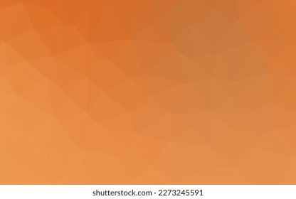 Light Orange vector abstract mosaic background. Shining colored illustration in a Brand new style. Brand new design for your business.