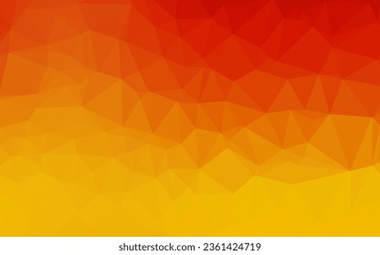 Light Orange vector abstract mosaic pattern. An elegant bright illustration with gradient. Completely new template for your business design.