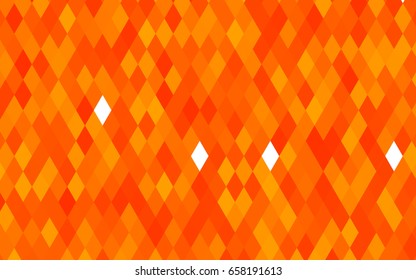 Light Orange vector abstract mosaic template. Modern geometrical abstract illustration with gradient. Brand-new style for your business design.
