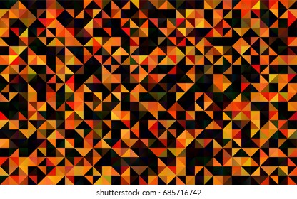 Light Orange vector abstract mosaic background. Modern geometrical abstract illustration with gradient. A completely new design for your business.