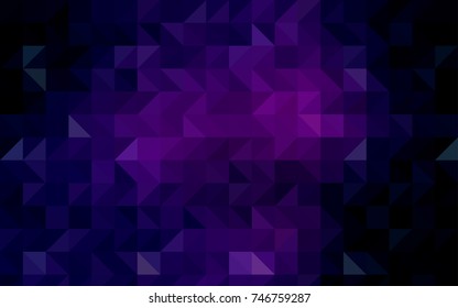 Light Orange vector abstract mosaic template. A sample with polygonal shapes. Brand-new design for your business.