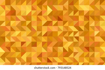 Light Orange vector abstract mosaic pattern. A vague abstract illustration with gradient. Brand-new design for your business.