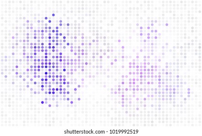 Light Orange vector abstract pattern with circles. Geometry template for your business design. Background with colored spheres.