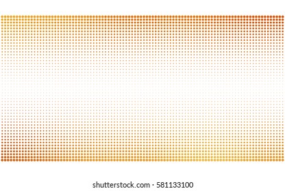 Light Orange vector abstract pattern with circles. Geometry template for your business design. Background with colored spheres.