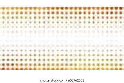 Light Orange vector abstract pattern with circles. Geometry template for your business design. Background with colored spheres.