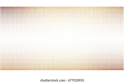 Light Orange vector abstract pattern with circles. Geometry template for your business design. Background with colored spheres.